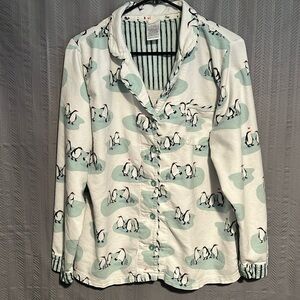 Munki Munki Penguin Flannel Pajamas